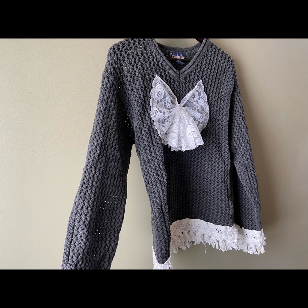 Free with Purchase 🌟 Vintage Mesh Sweater, Unisex, Custom Ugly Christmas Sweater - Picture 4 of 10